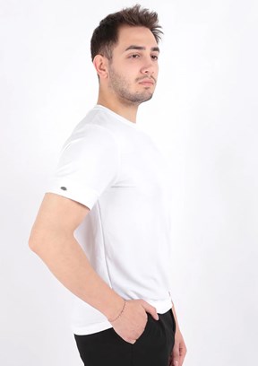 Cazador Erkek Bisiklet Yaka T-Shirt