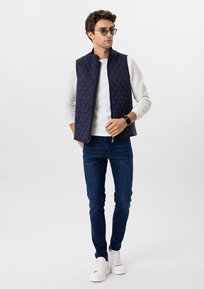 SÜVARİ Lacivert Erkek Regular Mont