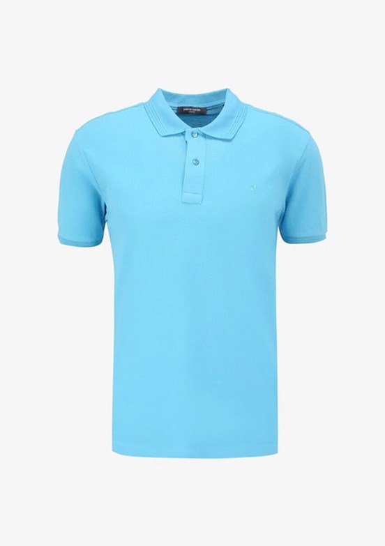 Pierre Cardin Mavi Erkek Basic T-Shirt