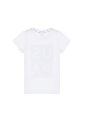 U.S. Polo Assn Beyaz Erkek Çocuk Regular T-Shirt
