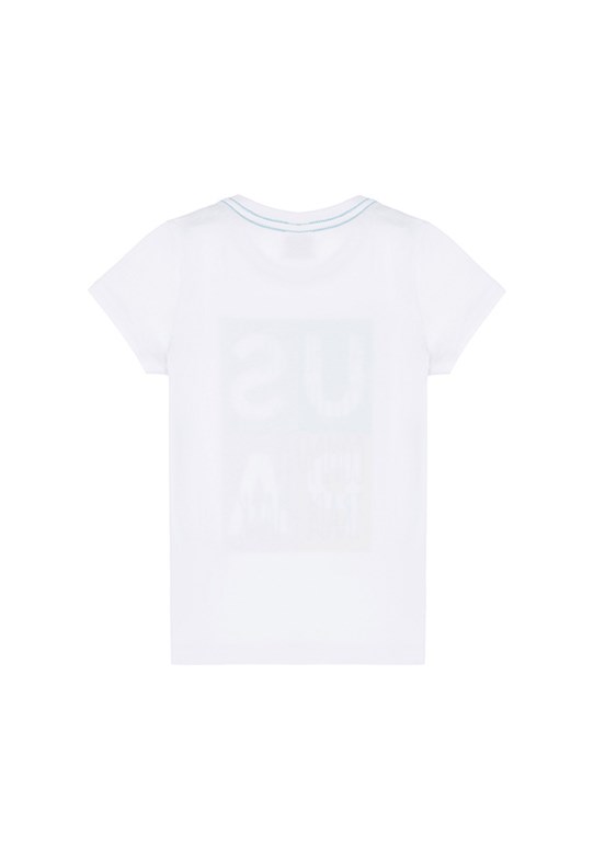 U.S. Polo Assn Beyaz Erkek Çocuk Regular T-Shirt