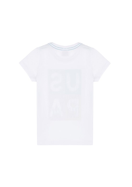 U.S. Polo Assn Beyaz Erkek Çocuk Regular T-Shirt