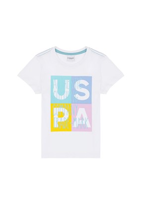 U.S. Polo Assn Beyaz Erkek Çocuk Regular T-Shirt