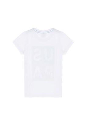 U.S. Polo Assn Beyaz Erkek Çocuk Regular T-Shirt
