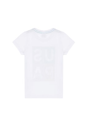 U.S. Polo Assn Beyaz Erkek Çocuk Regular T-Shirt