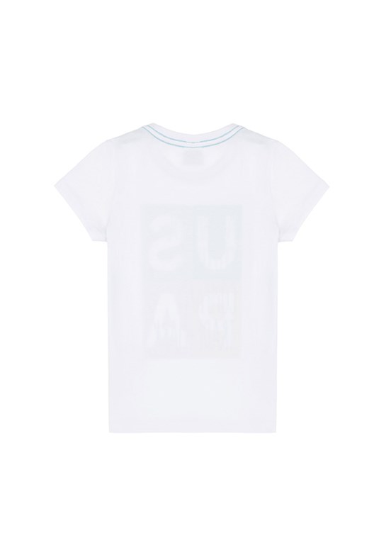 U.S. Polo Assn Beyaz Erkek Çocuk Regular T-Shirt