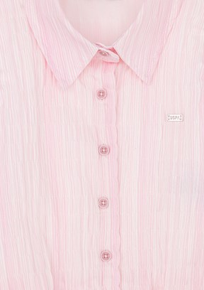 U.S. Polo Assn Pembe Kız Çocuk Uzun Kol Gömlek