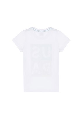 U.S. Polo Assn Beyaz Erkek Çocuk Regular T-Shirt