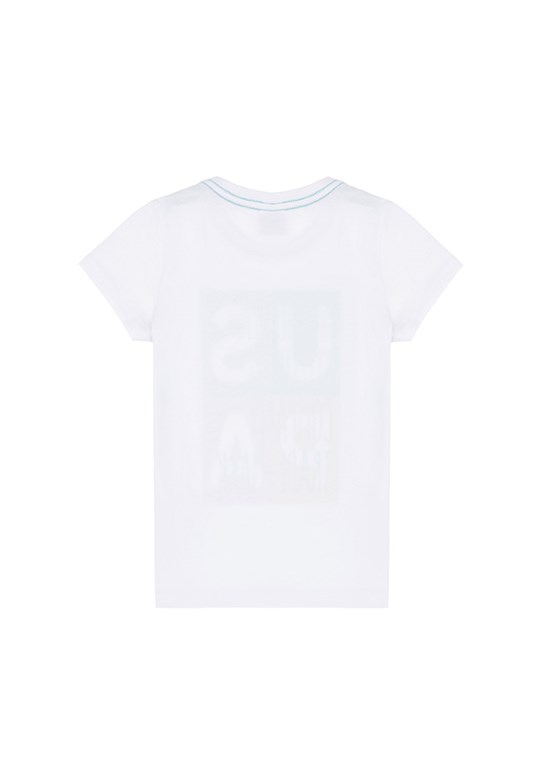 U.S. Polo Assn Beyaz Erkek Çocuk Regular T-Shirt