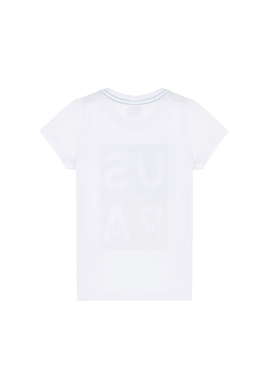 U.S. Polo Assn Beyaz Erkek Çocuk Regular T-Shirt