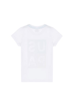 U.S. Polo Assn Beyaz Erkek Çocuk Regular T-Shirt