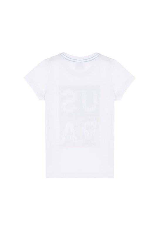 U.S. Polo Assn Beyaz Erkek Çocuk Regular T-Shirt