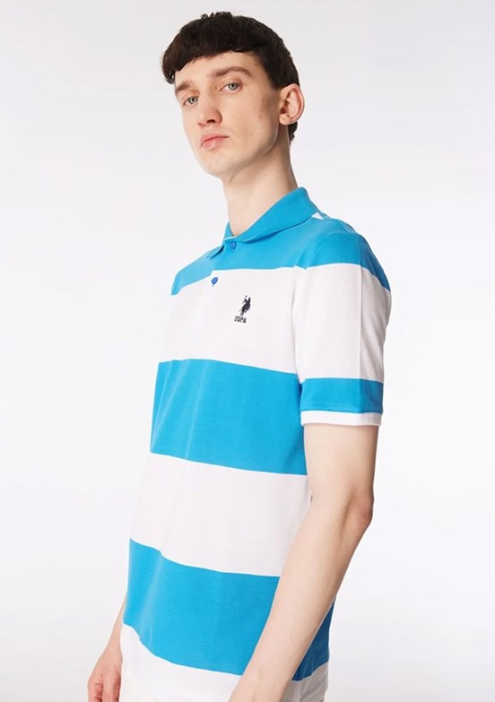 U.S. Polo Assn Mavi Erkek Regular T-Shirt