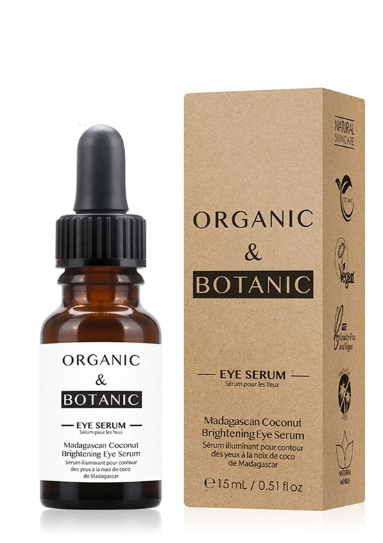 DR BOTANICALS Unisex Madagaskar Hindistan Cevizli Parlaklık Verici Göz Serumu 15 ml