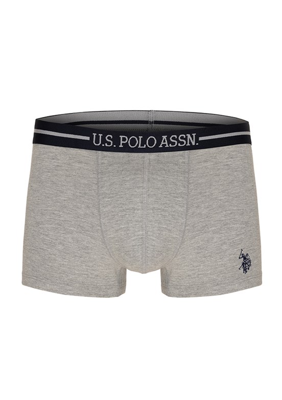 US POLO ASSN Gri Erkek Boxer