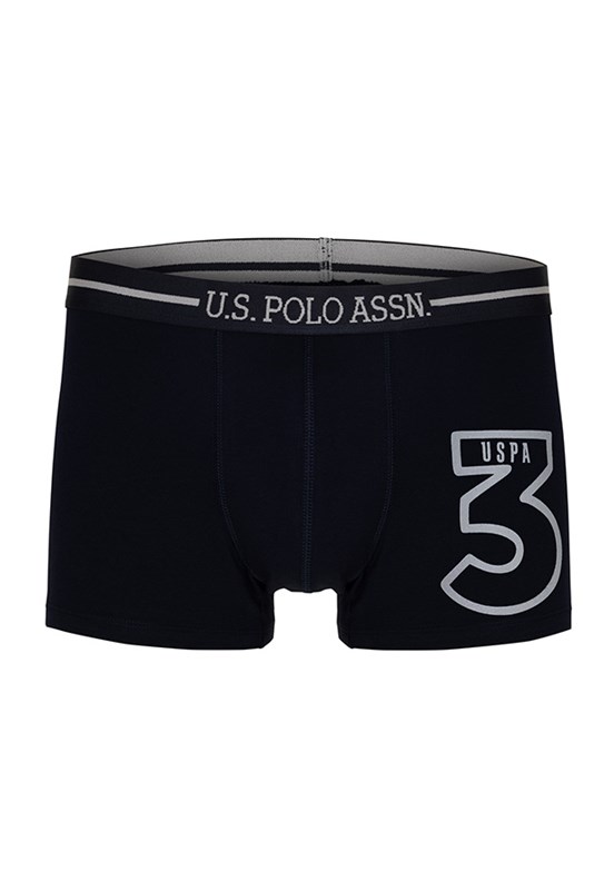 US POLO ASSN Gri Erkek Boxer