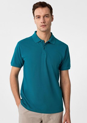SÜVARİ Yeşil Erkek Polo Yaka T-Shirt