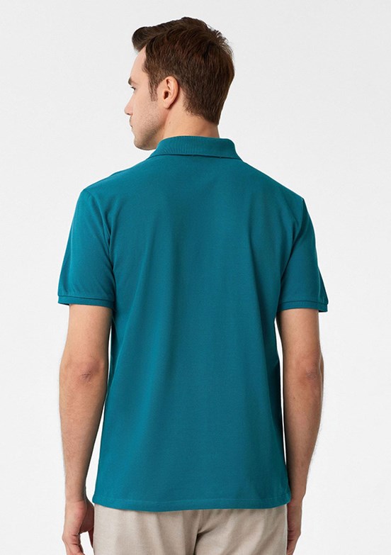 SÜVARİ Yeşil Erkek Polo Yaka T-Shirt