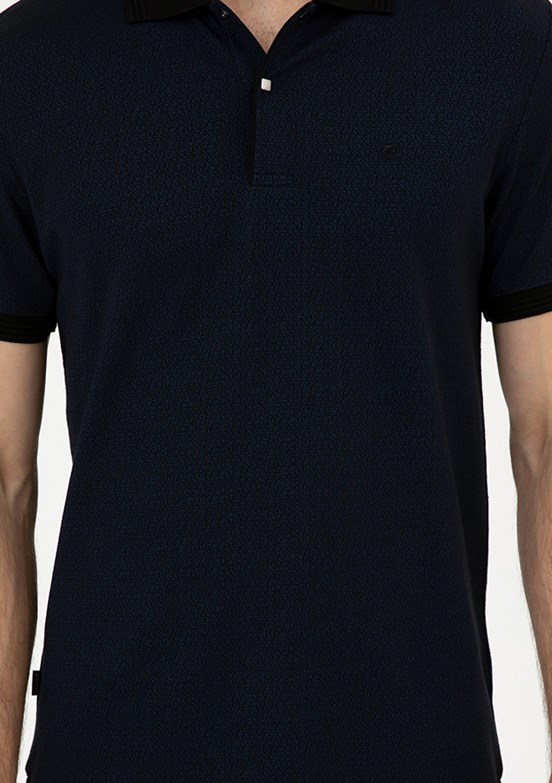 Pierre Cardin Lacivert Erkek Slim T-Shirt
