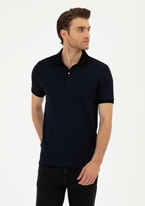 Pierre Cardin Lacivert Erkek Slim T-Shirt