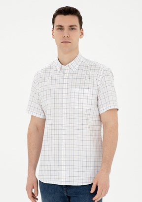 Pierre Cardin Lacivert Erkek Kısa Kol Gömlek