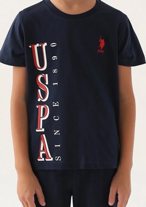 U.S. Polo Assn Erkek Çocuk İkili Pijama Takım