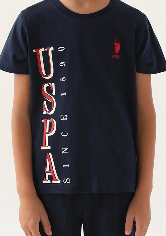 U.S. Polo Assn Erkek Çocuk İkili Pijama Takım