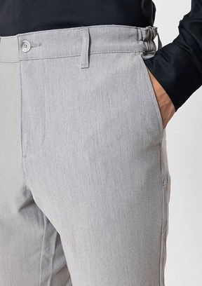 BACKANDBOND Gri Erkek Basic Pantolon