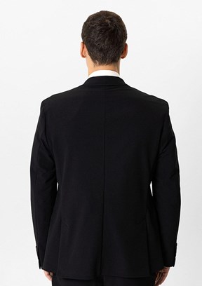 BACKANDBOND Siyah Erkek Mono Yaka Ceket