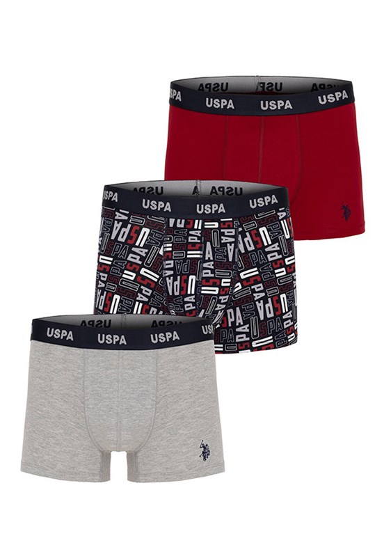 US POLO ASSN Kırmızı Erkek Boxer