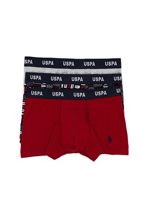 US POLO ASSN Kırmızı Erkek Boxer