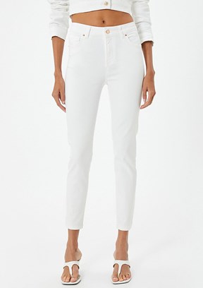 Koton Beyaz Kadın Skinny Jean Pantolon
