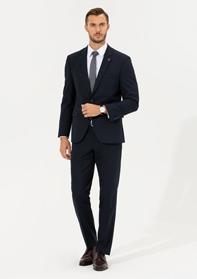 Pierre Cardin Lacivert Erkek Basic Takım Elbise