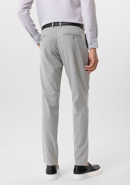 SÜVARİ Gri Erkek Slim Pantolon