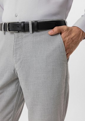 SÜVARİ Gri Erkek Slim Pantolon