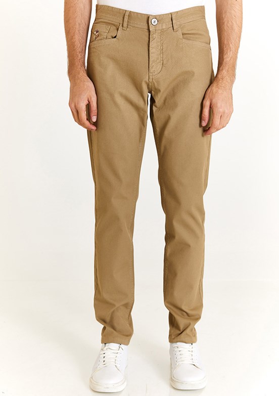 U.S. Polo Assn Yeşil Erkek Chino Pantolon