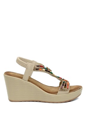 GUJA - 24Y156-2 Kadın Bej Sandalet