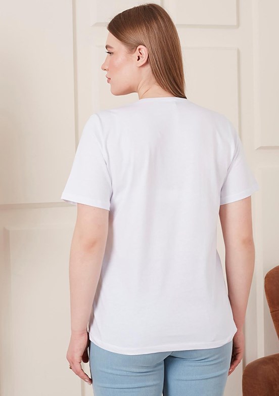 Rmg Kadın Baskılı T-Shirt