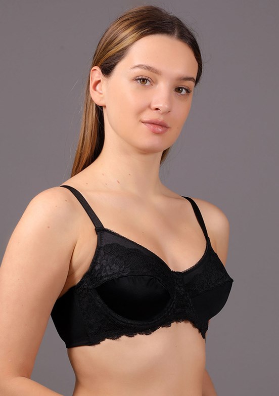 NEW BRA Siyah Kadın Toparlayıcı Sütyen