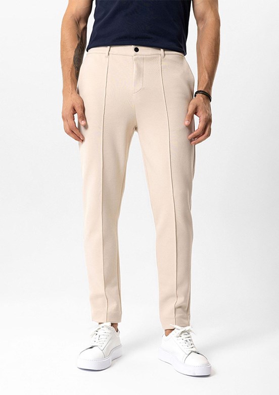 BACKANDBOND Bej Erkek Jogger Pantolon