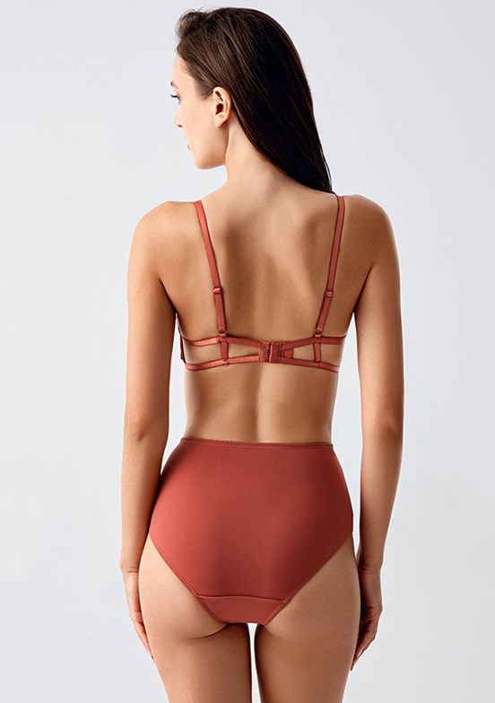 NEW BRA Turuncu Kadın Sütyen Külot Takım