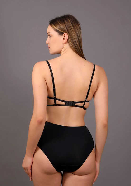 New Bra Siyah Kadın Sütyen Külot Takım