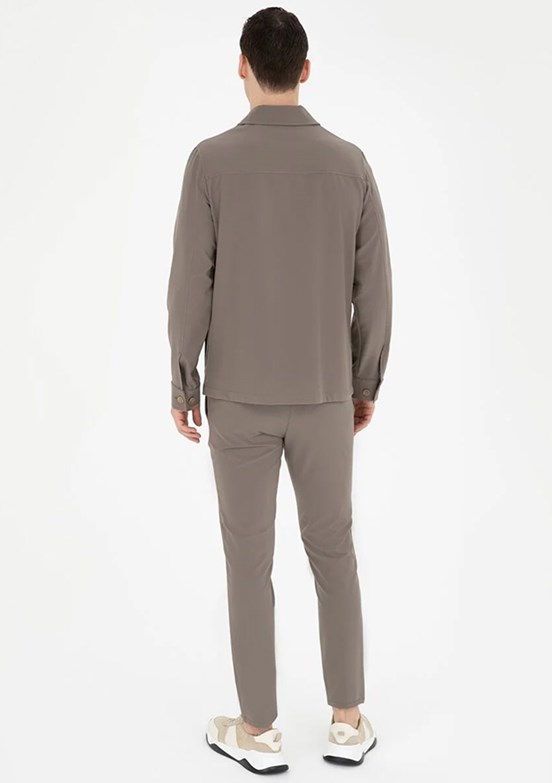 PİERRE CARDİN Bej Erkek Slim Pantolon