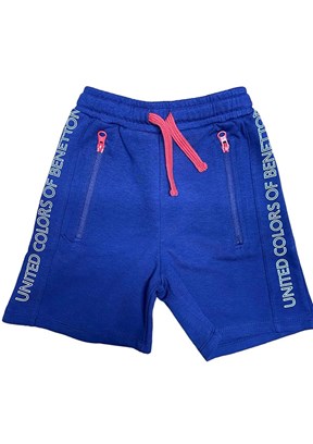 Benetton Lacivert Erkek Çocuk Basic Şort