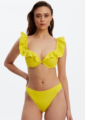 LOUREN Sarı Kadın İpli Bikini Alt