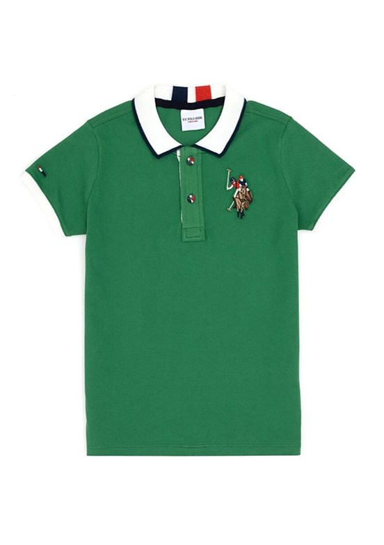 U.S. Polo Assn Yeşil Erkek Çocuk Regular T-Shirt