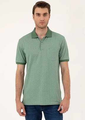 Pierre Cardin Yeşil Erkek Regular T-Shirt