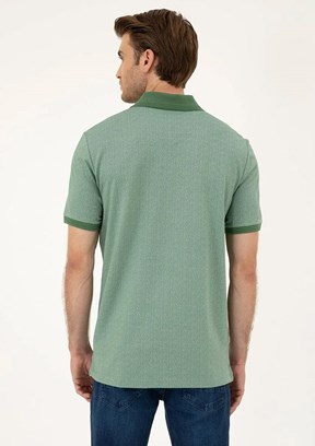 Pierre Cardin Yeşil Erkek Regular T-Shirt