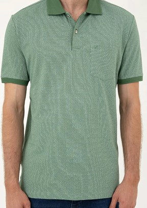 Pierre Cardin Yeşil Erkek Regular T-Shirt