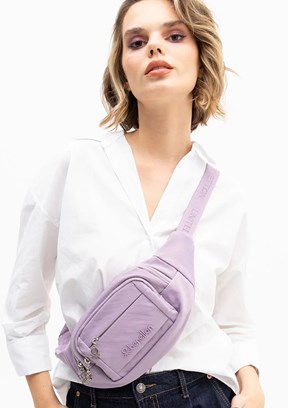 Benetton Mor Kadın Freebag Çanta